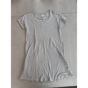 Aventura Sustainable Fashion T Shirt Dress Natural Fibers 70% Cotton